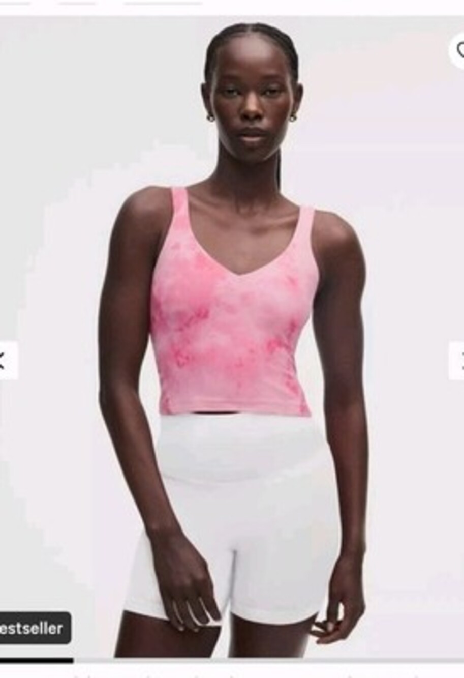 Lululemon Align Tank Top Smoothie Wash Strawberry Multi A/B Cup NWT $78